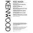 KENWOOD KGC4042A Owners Manual