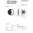 KENWOOD KFCHQ160 Service Manual