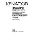 KENWOOD KDCC64FM Owners Manual