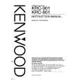 KENWOOD KRC801 Owners Manual