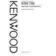 KENWOOD KRX-792 Owners Manual