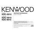 KENWOOD KDCX815 Owners Manual