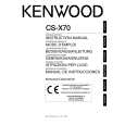 KENWOOD CS-X70 Owners Manual