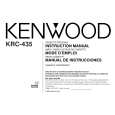 KENWOOD KRC435 Owners Manual