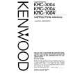KENWOOD KRC3004 Owners Manual