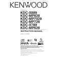 KENWOOD KDCX889 Owners Manual