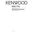 KENWOOD KAC718 Owners Manual