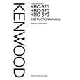 KENWOOD KRC-570 Owners Manual