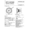 KENWOOD KFCW2500 Service Manual