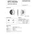 KENWOOD KFCHQ165 Service Manual