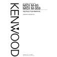 KENWOOD MIDI M-959 Owners Manual