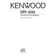 KENWOOD DPF-3030 Owners Manual