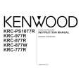 KENWOOD KRC-777R Owners Manual