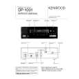 KENWOOD DP-1001 Service Manual
