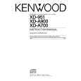 KENWOOD XDA900 Owners Manual
