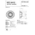 KENWOOD KFCW112 Service Manual