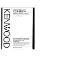 KENWOOD KCAR2FM Owners Manual