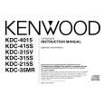 KENWOOD KDC315V Owners Manual