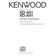 KENWOOD XDA41 Owners Manual