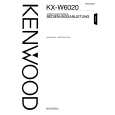 KENWOOD KX-W6020 Owners Manual