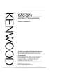 KENWOOD KACQ74 Owners Manual