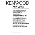 KENWOOD KCA-S210A Owners Manual