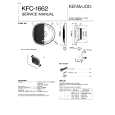KENWOOD KFC1662 Service Manual