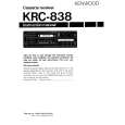 KENWOOD KRC-839 Owners Manual