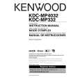 KENWOOD KDC-MP332 Owners Manual