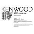 KENWOOD KDC722 Owners Manual
