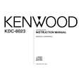 KENWOOD KDC-8023 Owners Manual