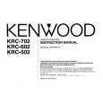 KENWOOD KRC702 Owners Manual