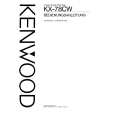 KENWOOD KX-78CW Owners Manual