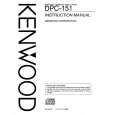 KENWOOD DPC151 Owners Manual