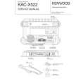 KENWOOD KAC-X522 Service Manual
