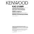 KENWOOD KAC-210MR Owners Manual