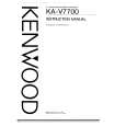 KENWOOD KAV7700 Owners Manual
