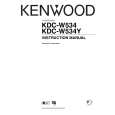 KENWOOD KDC-W534Y Owners Manual