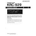 KENWOOD KRC-929 Owners Manual