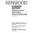 KENWOOD EZ700SR Owners Manual