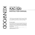 KENWOOD KAC520 Owners Manual