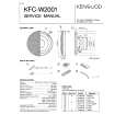 KENWOOD KFCW2001 Service Manual
