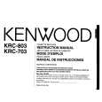 KENWOOD KRC703 Owners Manual