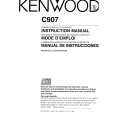 KENWOOD C907 Owners Manual