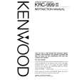KENWOOD KRC999II Owners Manual