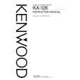 KENWOOD KA128 Owners Manual