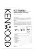 KENWOOD KXW8060 Owners Manual