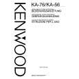 KENWOOD KA74 Owners Manual