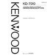 KENWOOD KD-7010 Owners Manual