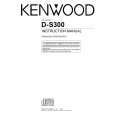 KENWOOD D-S300 Owners Manual